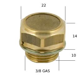Valvole Sfiato Tappo Manuale Con Doppio Sfiato Ama - Filettatura 3 - Foto 8