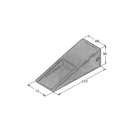 PORTAPUNTE ANGOLARE L AD ANGOLO 90° PORTA PUNTE PER TRAPANO 1/4 PRO-100