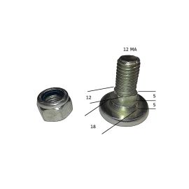 Bullone Banjo M10,1 Paio Di Vite Pinza Freno Moto Freno Moto Viti Tubo Bulloni Per