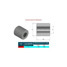 Dado Tondo A 4 Scanalature Per Chiave A Gancio – M33x1.5, Acciaio Carbonio, 1 Pezzo