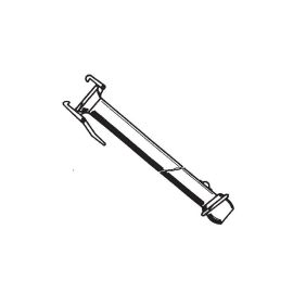 Tubo Tondo In Acciaio Zincato Con Orecchio Filettato, Lunghezza 100 Cm (1000 Mm), Per Costruzioni E Fai-da-te - Foto 6