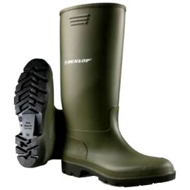 STIVALI PROFESSIONALI DUNLOP BLIZZARD RIVESTIMENTO IN PELLICCIA VERDE Nero Senza Puntale In Acciaio 46 Eu K486061 92946201