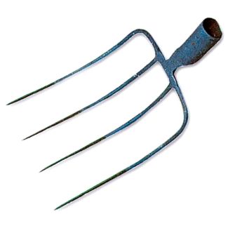 FORCHE INDIAN DA FIENO 4 DENTI 800 GR.