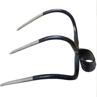 FORCA INDIAN AD UNCINO 3 DENTI da gr. 600, lunga cm. 30
