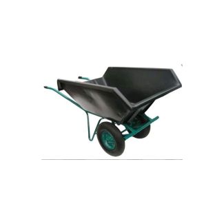 CARRIOLA 240 LT, mm.1700x1300x800 RIBALTABILE A DUE RUOTE  AD ESAURIMENTO