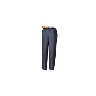 PANTALONI TAGLIA L IMPERMEABILI IN POLIESTERE SPALMATO PVC, COLORE BLU ABBINABILI AL COD. B7978003