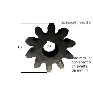 INGRANAGGIO PER RULLO SPANNOCCHIATORE