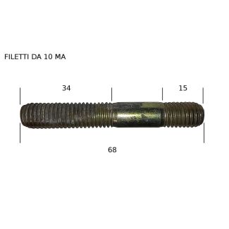 PRIGIONIERO mm. 10 X 30 - 10 X 16. CODICE ORIGINALE 31311101