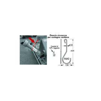 GANCIO DI SOSTEGNO PER ALBERO CARDANICO. TIPO PIANO