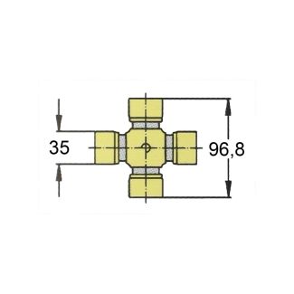 CROCIERA (35 x 96,8) FIAT D.T. 1000