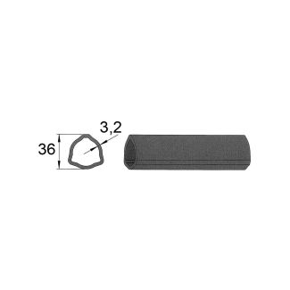 TUBO CARDANICO TRIANGOLARE INTERN0 'B' MM. 36 X 3,2