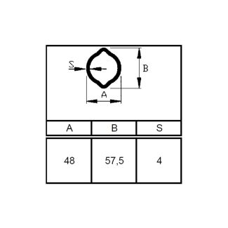 TUBO CARDANICO A LIMONE WS ESTERNO 2A (48 x 57,5)