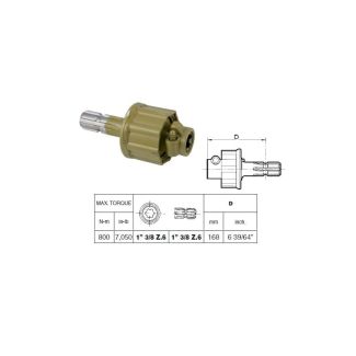 FRIZIONE A NOTTOLINI CAT. 3 (27 X 70) MASCHIO E FEMMINA 1'3/8 Z.6. AD ESAURIMENTO.