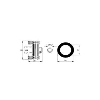 FRIZIONE A 4 DISCHI  mm 36x89 E ATTACCO 1'3/8 Z 6. 1700 Nm.