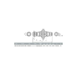 SNODO GRANDANGOLARE 80° WS (36-89 - 32-110) W 60/62 TUBO 2A