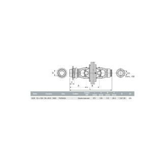 SNODO GRANDANGOLARE 80° WS (36-89 - 32-110) W 60/62 TUBO 2A