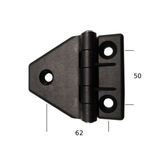 CERNIERA  IN PVC. FORATURA A 3 FORI SVASATI DM. MM. 8