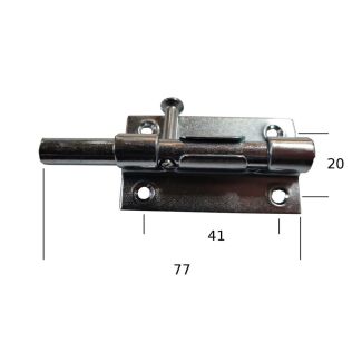 CATENACCIO A CANNONE ZINCATO mm 80