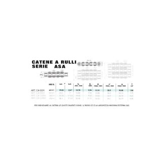 ASA 60H - CATENA SEMPL. 3/4' SUPER RINFORZATA