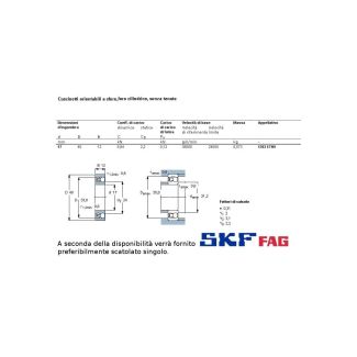 17 40 12 CUSCINETTO MARCHIO SKF O FAG