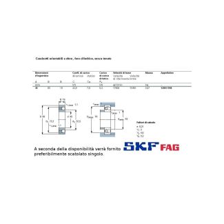 45 85 19 CUSCINETTO MARCHIO SKF O FAG