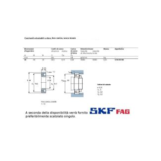 50 90 20 CUSCINETTO MARCHIO SKF O FAG CONICI ALTA TOLLERANZA