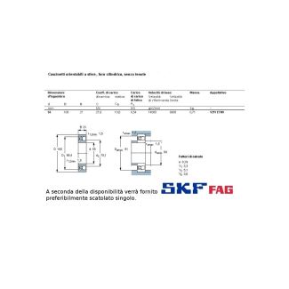 55 100 21 CUSCINETTO MARCHIO SKF O FAG