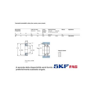 30 72 19 CUSCINETTO MARCHIO SKF O FAG