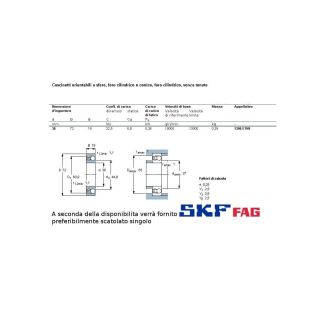 30 72 19 CUSCINETTO MARCHIO SKF O FAG