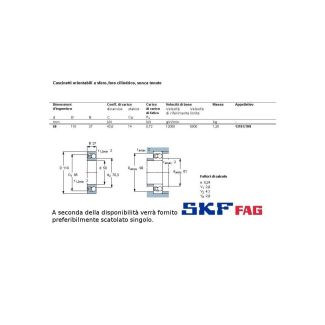 50 110 27 CUSCINETTO MARCHIO SKF O FAG