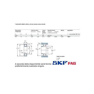 15 32 8 CUSCINETTO MARCHIO SKF O FAG