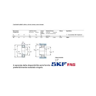 30 55 9 CUSCINETTO MARCHIO SKF O FAG