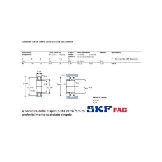 90 140 16 CUSCINETTO MARCHIO SKF O FAG