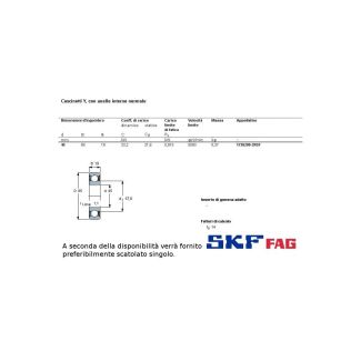 45 85 19 CUSCINETTO MARCHIO SKF O FAG