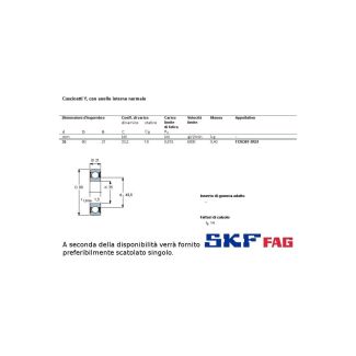 35 80 21 CUSCINETTO MARCHIO SKF O FAG