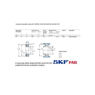 17 40 16 CUSCINETTO MARCHIO SKF O FAG