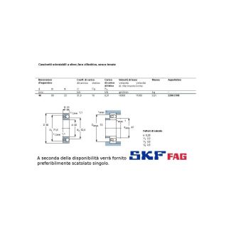 40 80 23 CUSCINETTO MARCHIO SKF O FAG