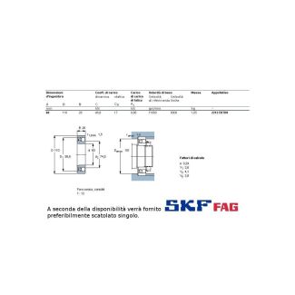 60 110 28 CUSCINETTO MARCHIO SKF O FAG