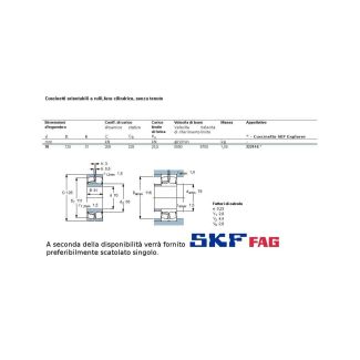 70 125 31 CUSCINETTO MARCHIO SKF O FAG