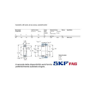 70 150 38 CUSCINETTO MARCHIO SKF O FAG