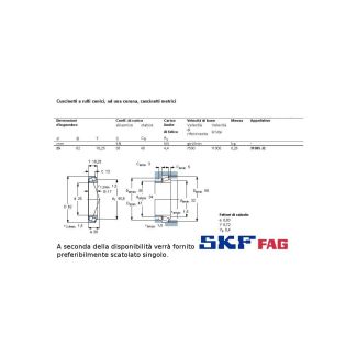 25 62 18,3 CUSCINETTO MARCHIO SKF O FAG