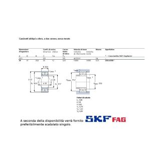 20 47 20,6 CUSCINETTO MARCHIO SKF O FAG