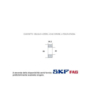 45 85 30,2 CUSCINETTO MARCHIO SKF O FAG