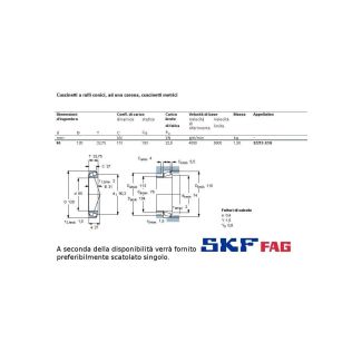 65 120 32,8 CUSCINETTO MARCHIO SKF O FAG