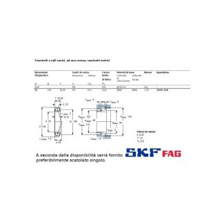 75 130 33,3 CUSCINETTO MARCHIO SKF O FAG