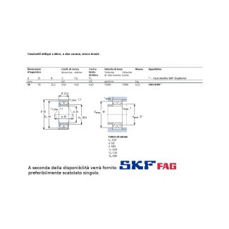 20 52 22,2 CUSCINETTO MARCHIO SKF O FAG