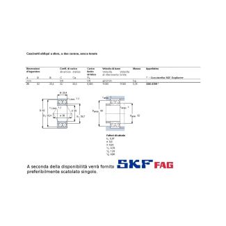 25 62 25,4 CUSCINETTO MARCHIO SKF O FAG