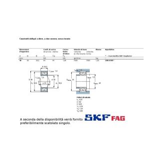 40 90 36,5 CUSCINETTO MARCHIO SKF O FAG