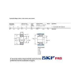 45 100 39,7 CUSCINETTO MARCHIO SKF O FAG