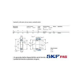 25 52 22 CUSCINETTO MARCHIO SKF O FAG